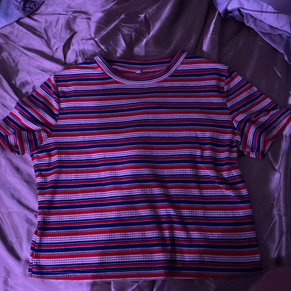 shein striped top